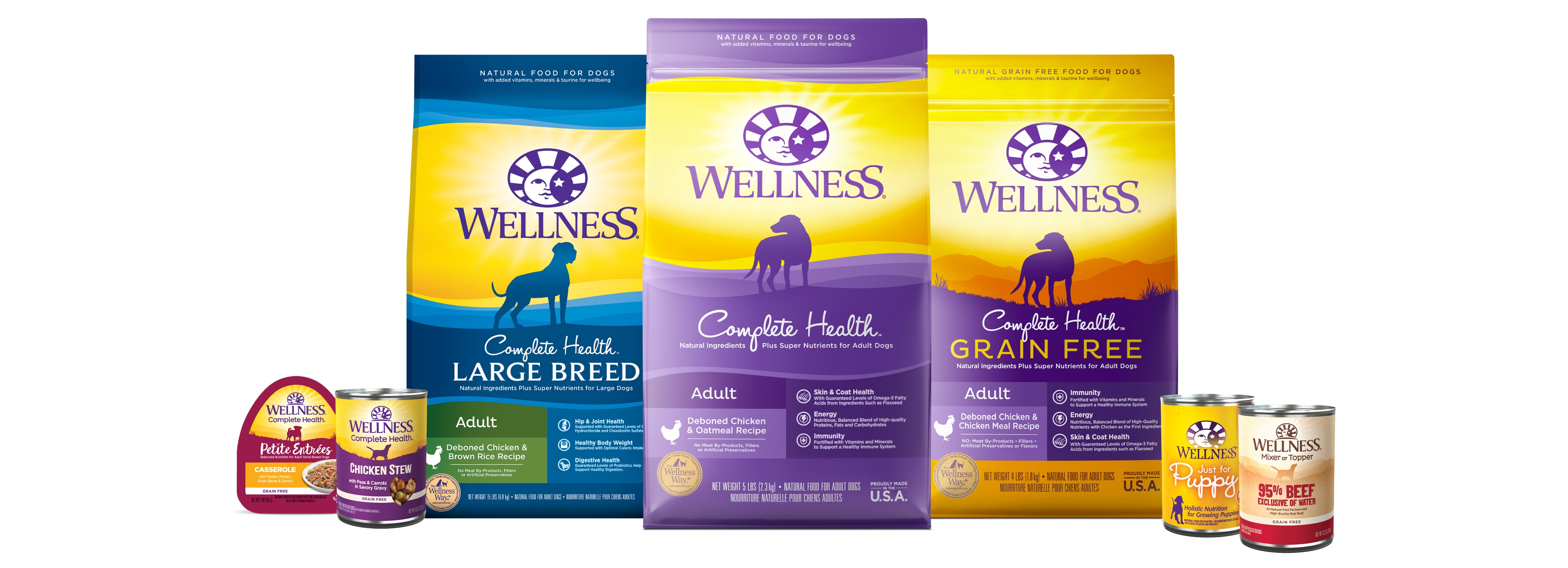 Wellness® Complete Health Adult Wet Dog Food - Natural, dog Canned Food